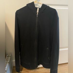 Men’s black lululemon zip up hoodie